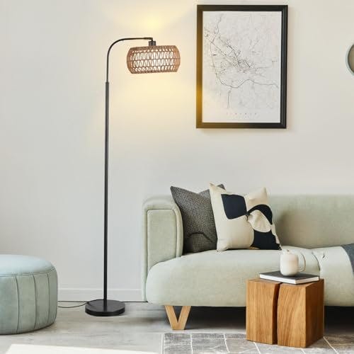 Rattan Floor Lamp
