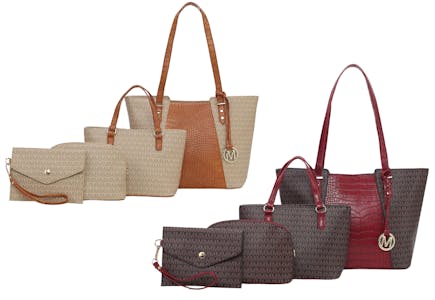 MKF Collection Lippa Tote Set