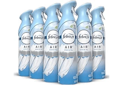 Febreze Air Freshener Spray 6-Pack