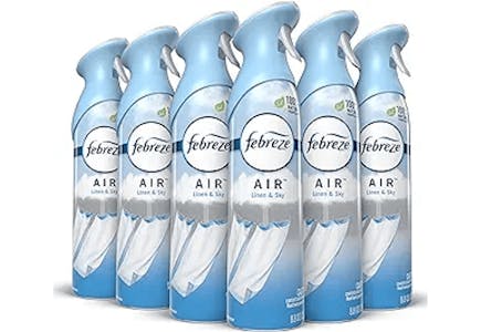 Febreze Air Freshener Spray 6-Pack