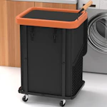 Laundry Basket with Wheels