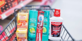 shopping haul roundup in walgreens cart