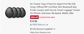 air tracker Amazon receipt