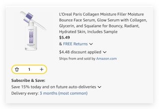 Collagen Moisture Filler Moisture Bounce Face Serum