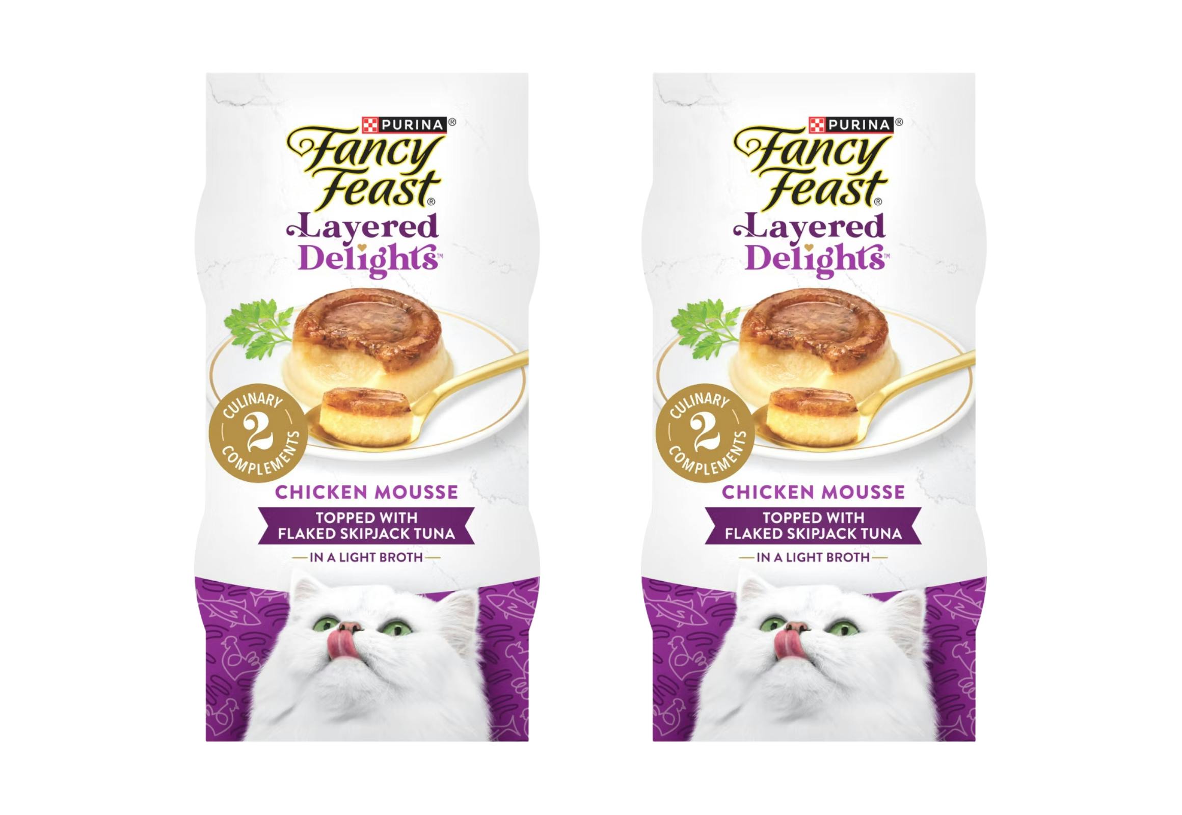 2 Fancy Feast Cat Treats
