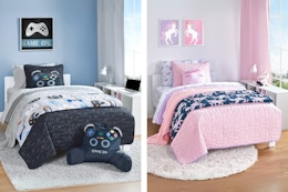 Kids' Reversible Quilt Sets, Only $8 at Walmart (Reg. $16) card image