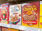 general mills cereal boxes on walgreens shelf
