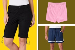 JCPenney Shorts Sale: Kids' Start at $5, Men’s at $10, Women’s at $15 card image