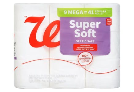 2 Walgreens Toilet Paper Packs