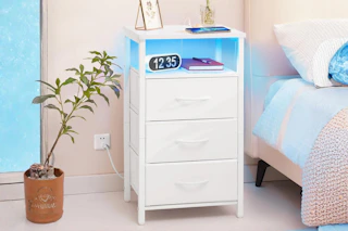amazon Night Stand with Charging Station