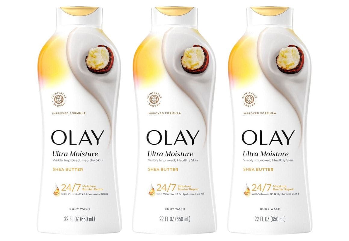 3 Olay Ultra Moisture Body Washes