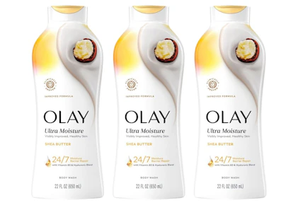 3 Olay Ultra Moisture Body Washes