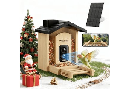 Solar Bird Feeder With Camera