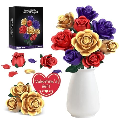 Rose Bouquet Building Set