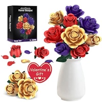 Rose Bouquet Building Set