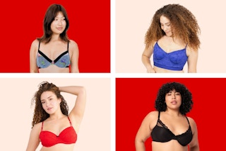 Four different styes of Parade Women's bras