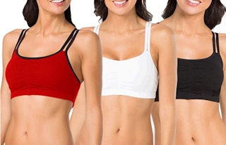 Fruit of the Loom Spaghetti Strap Sports Bra
