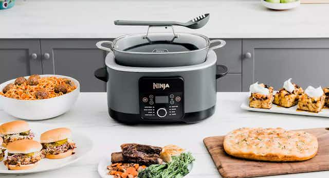 Ninja Foodi 6.5-Quart Everyday 8-in-1 Possible Cooker Pro, $59.98 at QVC card image