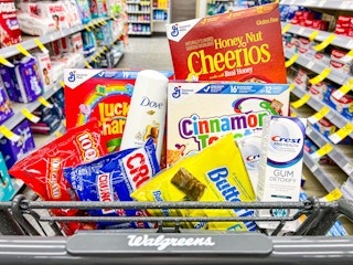walgreens shopping haul general mills crest dove