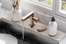stone faucet mat
