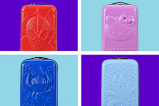 Spider-man, Hello Kitty, Sitch & Bluey Embossed Suitcases