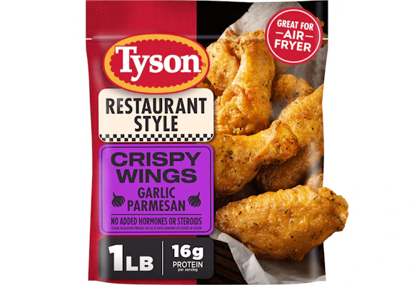 Tyson Garlic Parmesan Crispy Wings