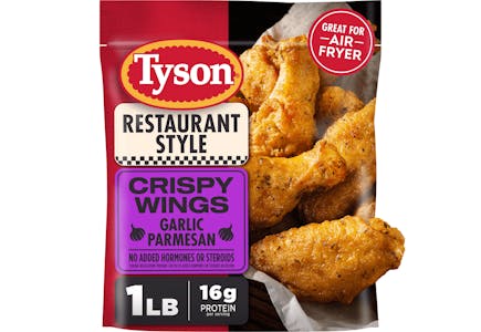 Tyson Garlic Parmesan Crispy Wings