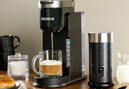 Keurig K-Cafe Barista Coffee Maker + $40 K-Cup Voucher, Just $59.98 at QVC card image