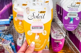 Bic Soleil Razor Deal: Get a 2-Pack for $3.92 After Walmart Cash (Reg. $7) card image