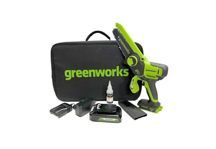 Greenworks Brushless Pruner Saw Kit