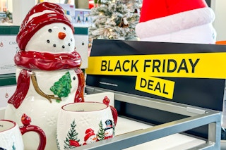 black friday deal sign at kohls