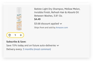 light dry shampoo