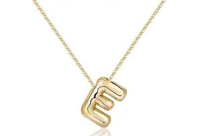 Bubble-Style Initial Necklace