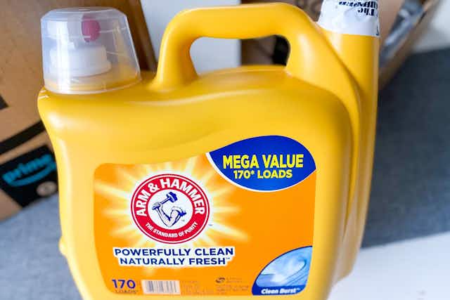 Arm & Hammer 170-Load Laundry Detergent, 3 for $26 on Amazon card image