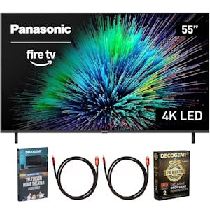 Panasonic 55-in 4K Smart Fire TV Bundle