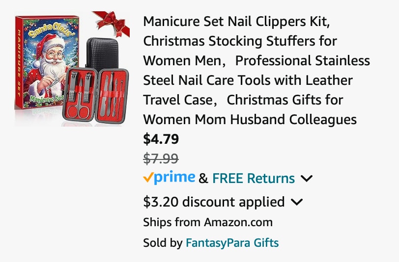 Amazon Manicure Set 2024 2