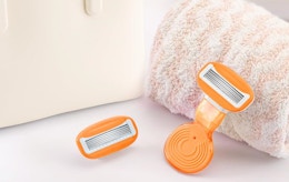 Travel Razor and 5 Blade Refills, as Low as $8.99 on Amazon card image