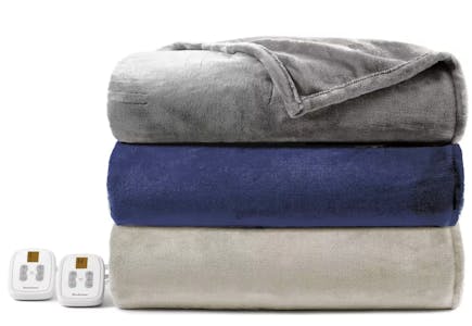 Cozy Heated Plush Blanket