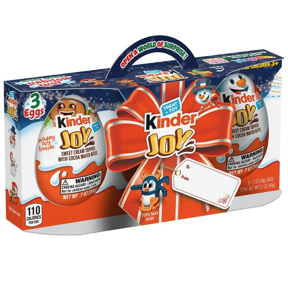 4 Kinder Joy Chocolate Packs