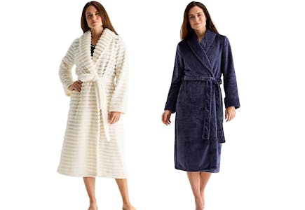 Liz Claiborne Women's Fleece Robe