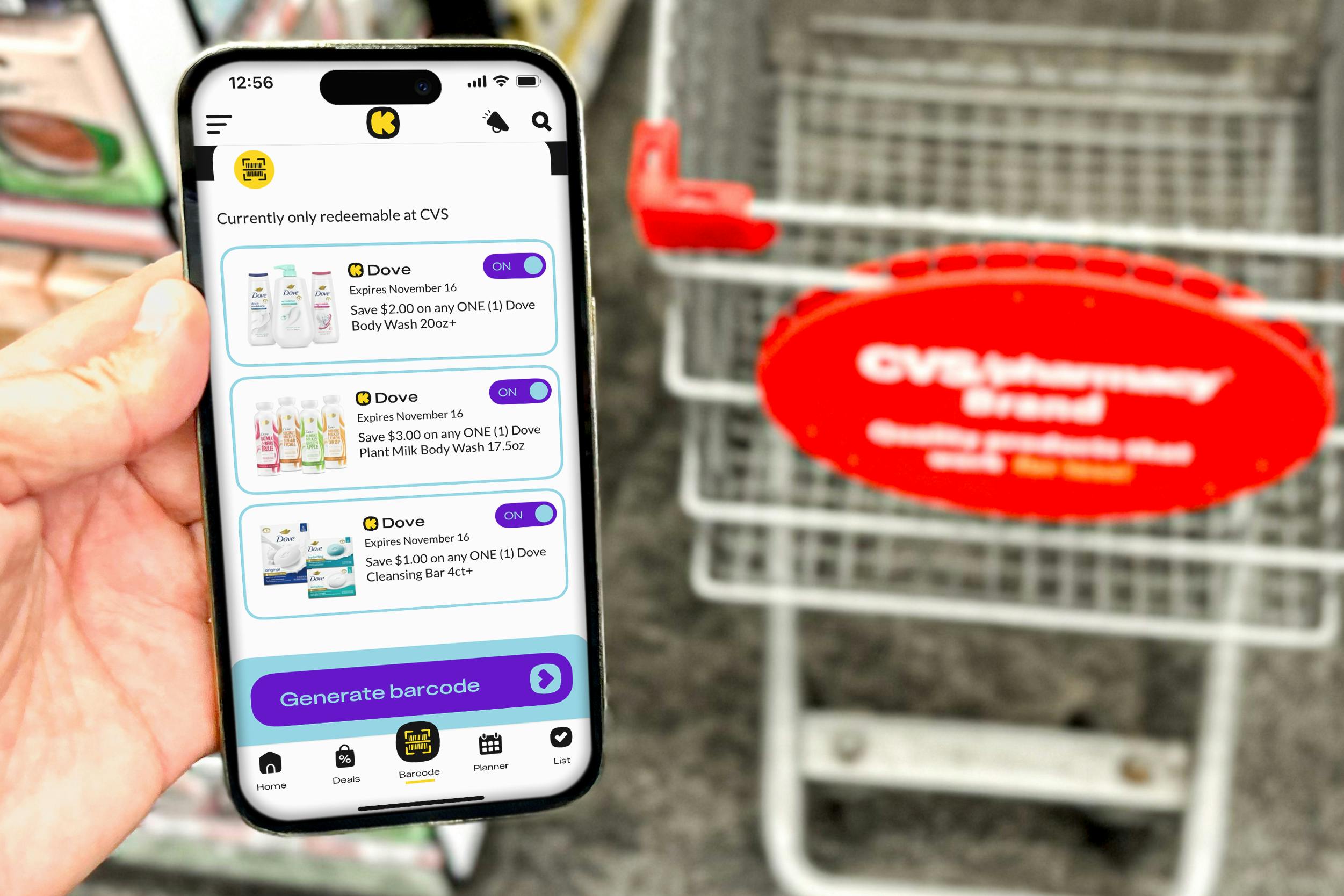 KCL Coupons at CVS: One Barcode, Faster Checkout, Less App-Hopping - The  Krazy Coupon Lady, image size:2502x1668