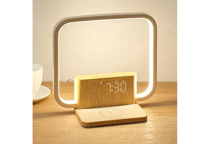 Sunrise Wireless Charger Clock