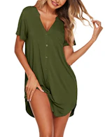Women's Button-Down Nightgown