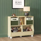 Kids' Cubby Bookshelf & Toy Organizer