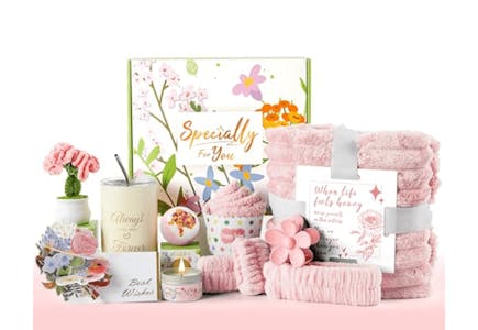Pink Blanket Gift Set