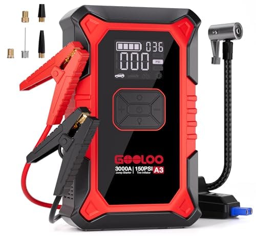 Jump Starter with Air Compressor