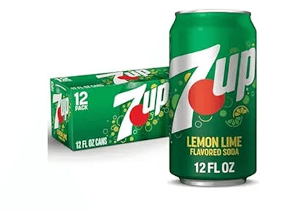 7UP Lemon Lime Soda 12-Pack