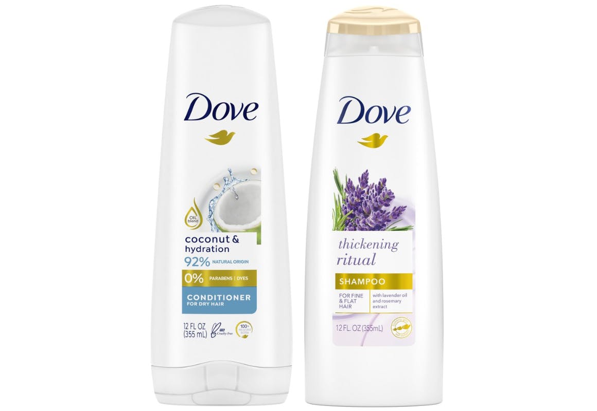 2 Dove Hair Products