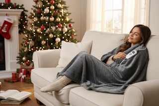 home depot heated throw blanket