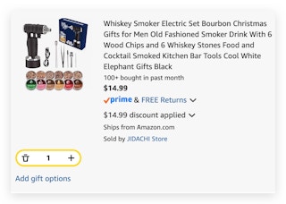 Whiskey Smoker Electric Set Bourbon Christmas